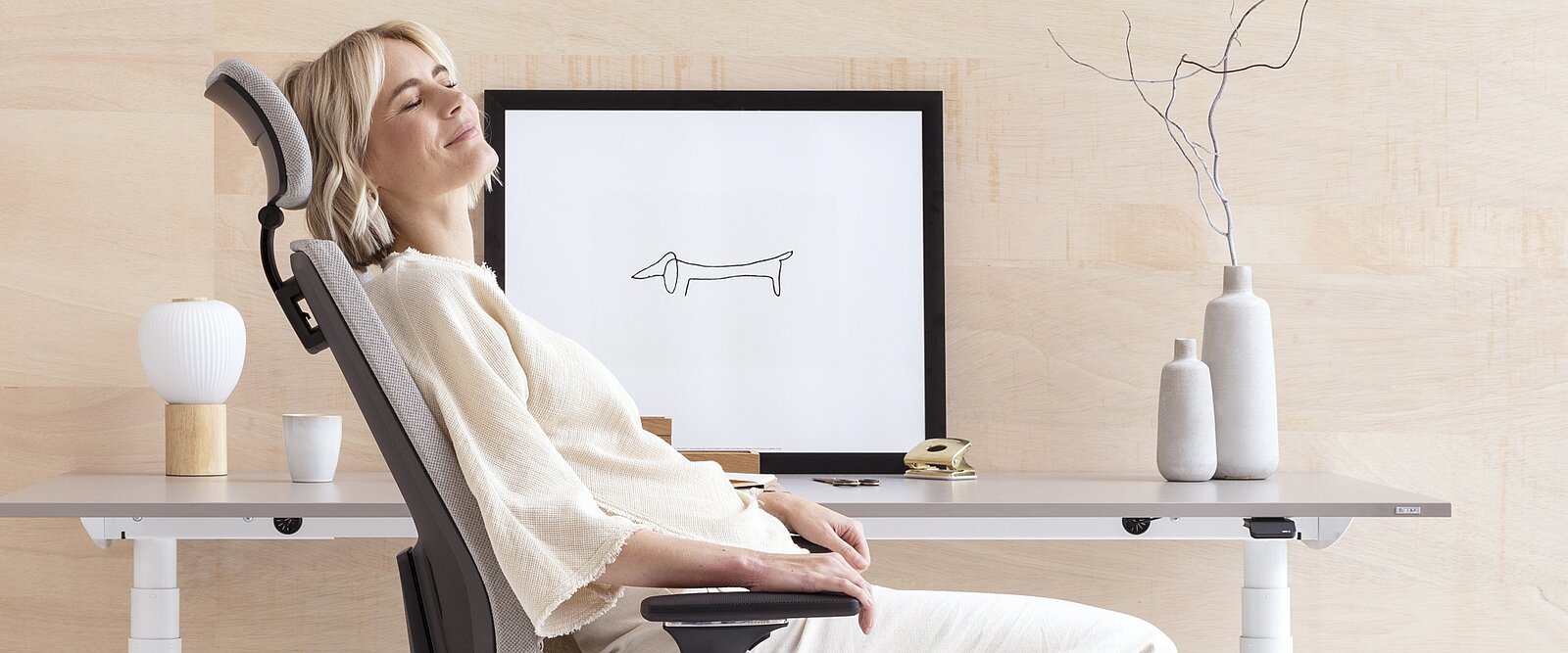 La décontraction dans le télétravail.